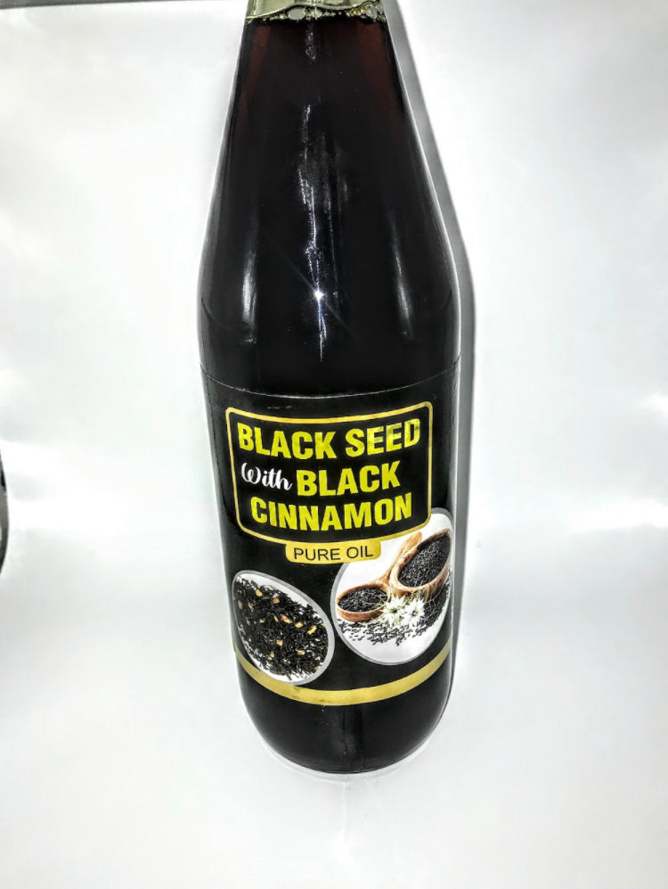 Black Cumin seed oil w/ Black Cinnamon 32oz
