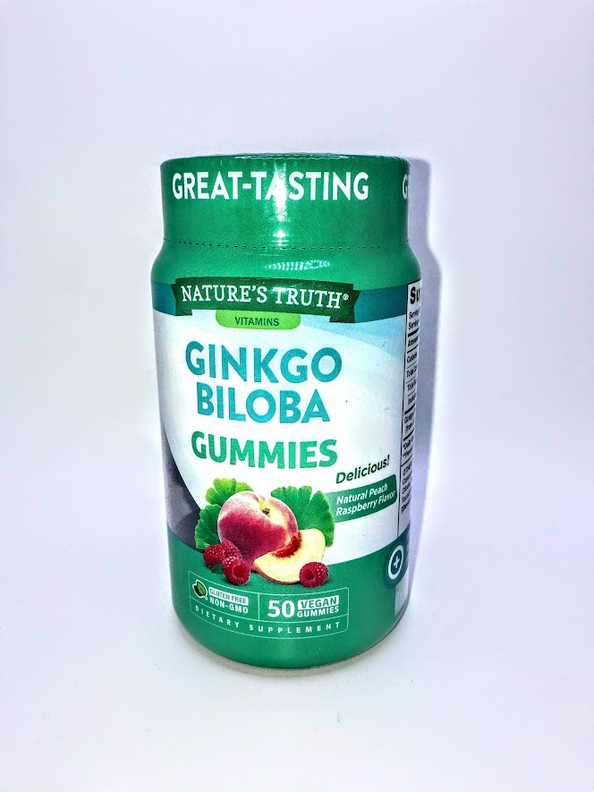 Ginkgo Biloba Gummies (peach flavor)