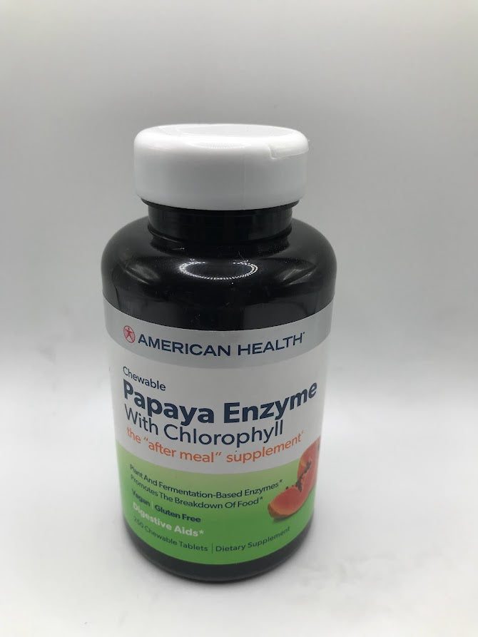 Papaya Enzymes with Chlorophyll