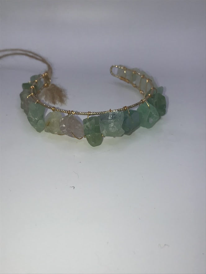Cluster Gemstone bracelet